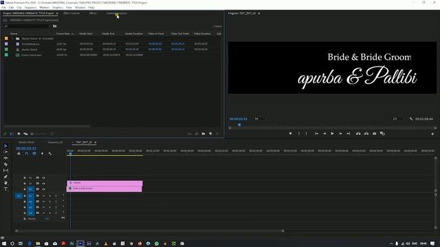 Adobe Premiere cc 2020 Wedding Title Project ll 100 % Free Download ll Master World ll смотреть онлайн