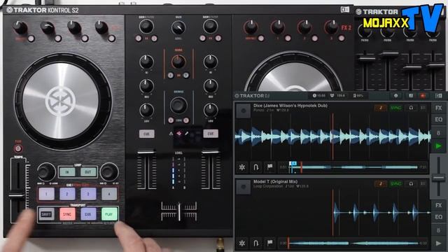 Native Instruments Traktor Kontrol S2 mk2 walkthrough and demo with iOS смотреть онлайн