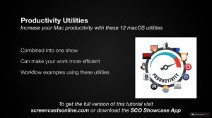 SCOM0703 - Productivity Utilities - Preview