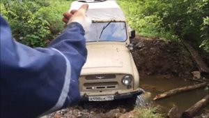 УАЗ стандартный на бездорожье, испытание сток и подготовленный