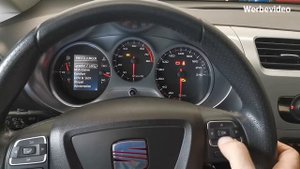 SEAT Leon 2012 Service zurückstellen - Service Reset - Inspektion zurückstellen