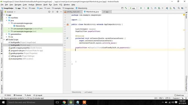 How to swipe image using pagecurl in android studio || How to make wallpaper app in android studio смотреть онлайн