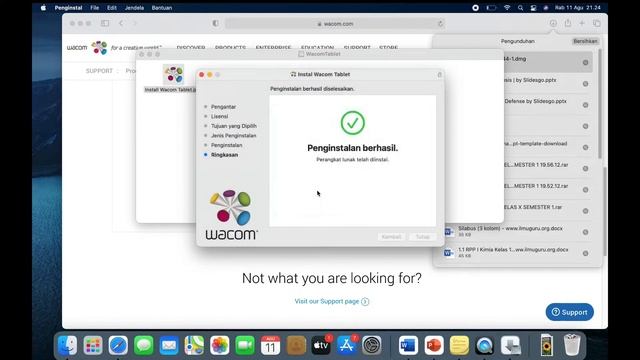 Tutorial Dasar Macbook : Menyambungkan Wacom Pen Tablet di Macbook смотреть онлайн