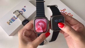 Hello Watch 3 Plus vs H13 Ultra Plus Comparativo Smartwatch Estilo Apple Watch Ultra
