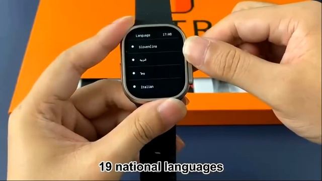 Y20 IWO Ultra SmartWatch New 2023 49mm Series 9 7 in 1 pk T900 T800 смотреть онлайн