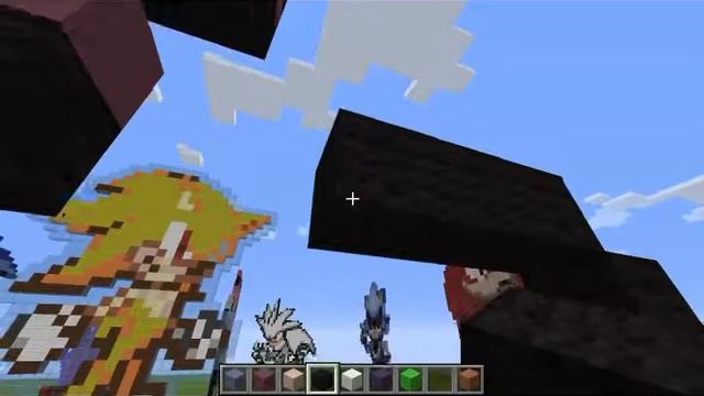 Minecraft Shadow Armor Pixel Art Tutorial! Terraria! смотреть онлайн
