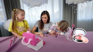 МЕЙКАП ЧЕЛЛЕНДЖ от Саши Лето!! // Набор Косметики Для ДЕВОЧЕК!