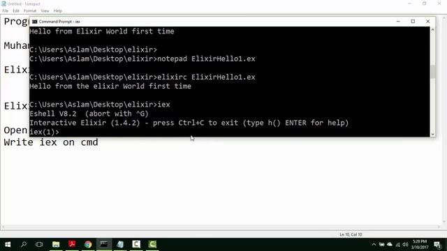 How to start interactive shell of Elixir -Elixir Programming Tutorial for absolute beginner: 2- смотреть онлайн
