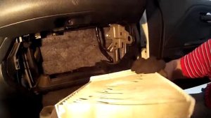 Замена фильтра салона на ниссан ноут