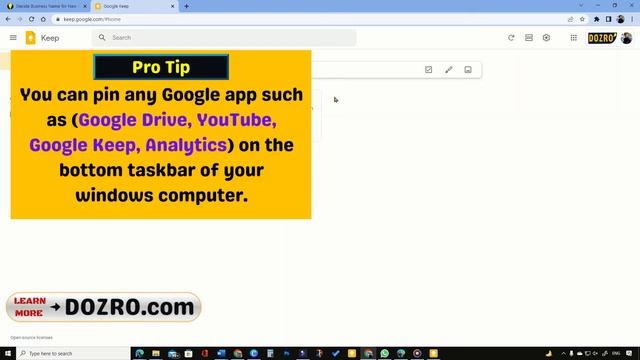 Pin a Google App (Keep, Chat, Drive, Meet) to Taskbar смотреть онлайн