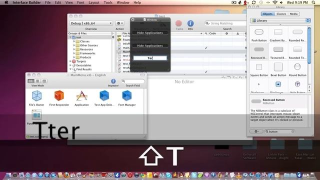 How to make a Mac Application on Xcode for bigginer [HD]