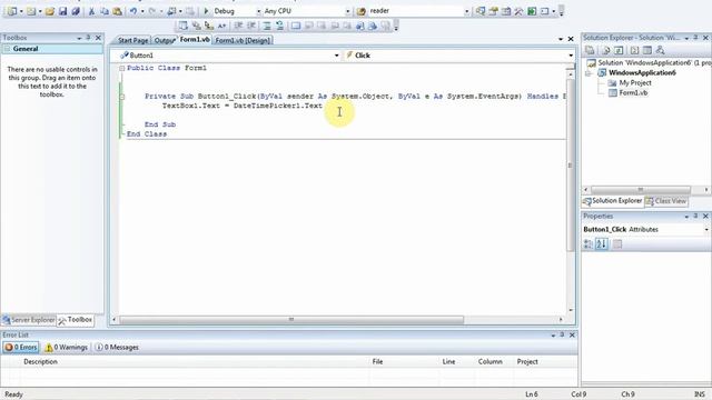 how to use datetimepicker in vb.net| hours calculator | itechsoftwareacademy