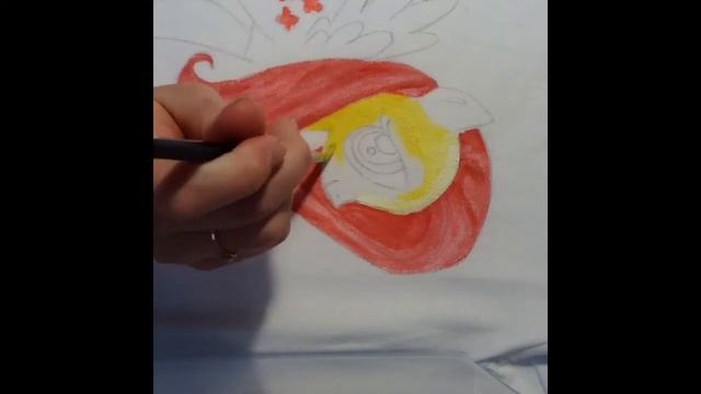 Рисунок на футболке. Флатершай✨ смотреть онлайн