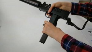 Модель автомата-пистолета МАС-11 с глушителем, полноразмерная копия