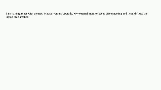 MacOS Ventura Update issues with external monitor смотреть онлайн