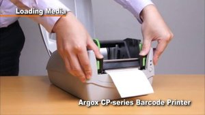 Argox CP-series printer - media & ribbon installation