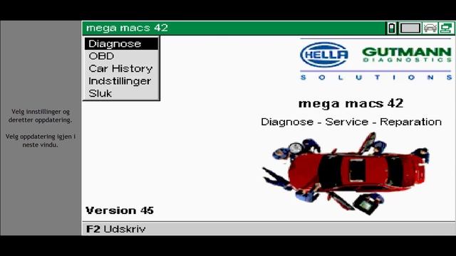 Oppdatering av mega macs 42/42SE/50 tester смотреть онлайн