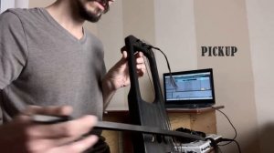 Herr Mannelig on a electro-acoustic tagelharpa