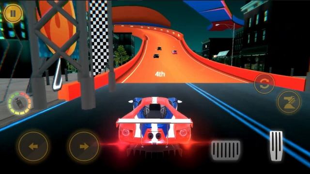 Extreme Car Racing Car Games LV 9 - 18 Sports Car Stunts Driver / Android GamePlay смотреть онлайн