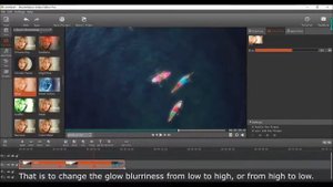 Add Glow Effects to Video - MovieMator Video Editor Mac & PC creates dreamlike moments