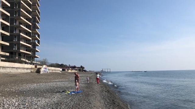 🏖 Ещё один Тихий Пляж 🏝 в Адлере‼️Где можно скрыться от суеты⁉️☝🏻 смотреть онлайн