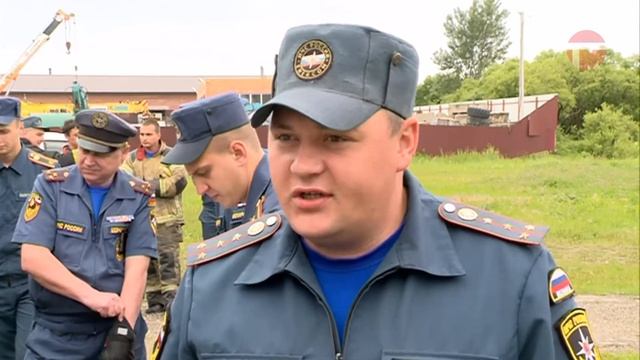 Пожарные Уссурийска соревновались между собой смотреть онлайн