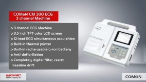 COMeN CM 300 ECG 3 Channel Machine