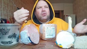 МУКБАНГ два вида колбасы и сыр колбасный/стрим/ОБЖОР обед/прямая трансляция