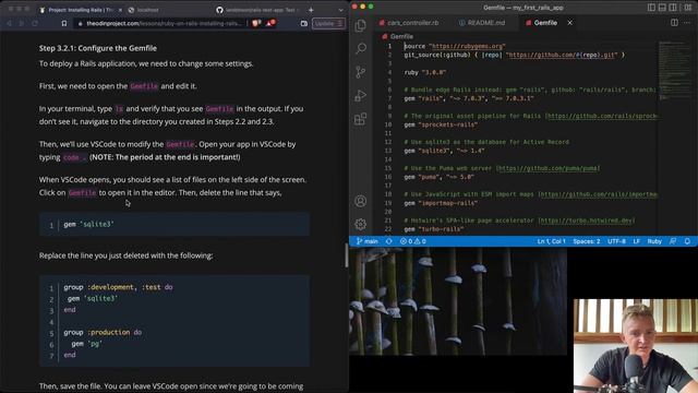 Project Installing Rails - Ruby on Rails - The Odin Project смотреть онлайн