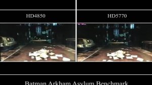 Batman Benchmark 4850 vs 5770