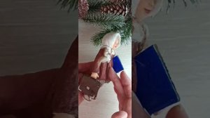 Ватные игрушки в смешанной технике 14см. В наличии. 🎄❄️