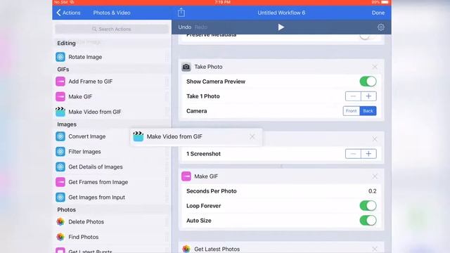 Workflow iOS App Overview - Image Modification смотреть онлайн