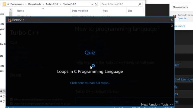 Download and install Turbo C/C++ in 5 minutes | Easy Urdu Explanation | Turbo C Compiler