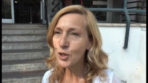 Napoli - La madre di Ciro Esposito dai familiari del bimbo seviziato (18.10.14)