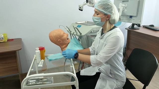 Станция "Наложение ортодонтической дуги на верхней/нижней челюсти". ПСА "Ортодонтия"