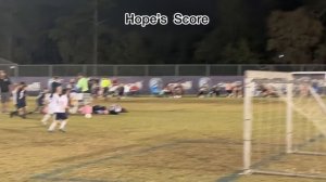 Hope’s Soccer Activity, 2 games with 3 score, last weekend