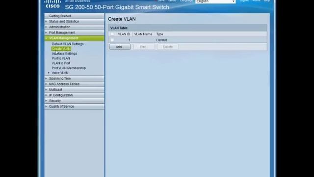 Switch Cisco SG200-50 Configuration