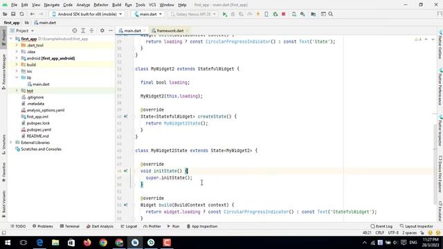 [Tự học Flutter - Bài 33] - StatefulWidget là gì? Tự custom Widget extends StatefulWidget