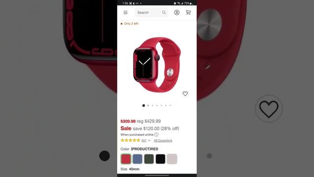 Apple Watch Series 7 (GPS) at Target смотреть онлайн