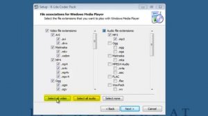 Installing the K Lite Codec Full Version 8.2.0