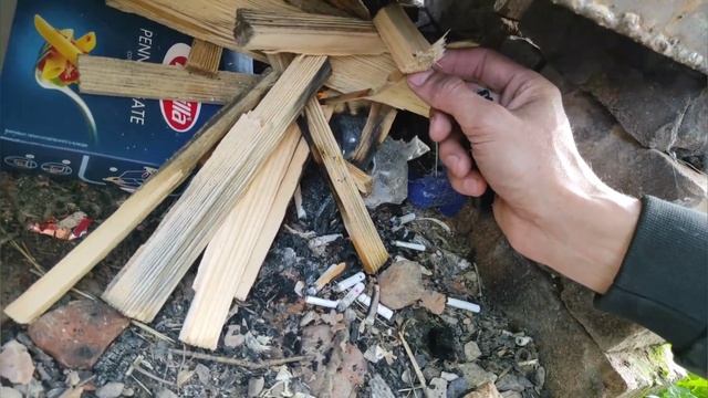 Жареные макароны по " Вичугски " с ногами и сердцем куриц. А ещё лещ горячего копчения , из Волги.