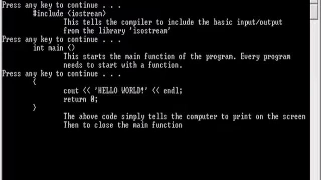 DevC++ Tutorial - Hello World