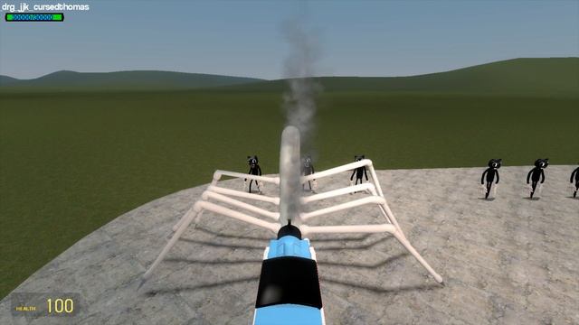 NEW THE BLOOP MONSTER, HOUSE HEAD, BUS EATER BUILDER, CURSED THOMAS VS ALL TREVOR HENDERSON In GMOD