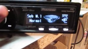 Testing Pioneer DEH-P7150UB with SMD DD-1 at 40Hz