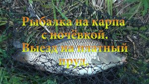 Рыбалка на карпа с ночёвкой. Выезд на платный пруд