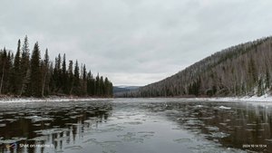 Жесткая рыбалка Северо-Енисейский район Красноярский край - октябрь 2024 г.