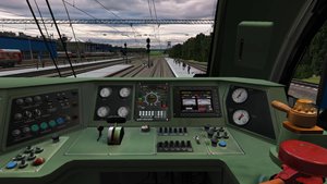 Russian Rail Simulator ЭП1М пассажирский поезд