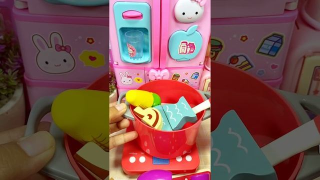 Satisfying with Unboxing & Review Miniature Kitchen Set Toys Cooking Video | ASMR Videos no music