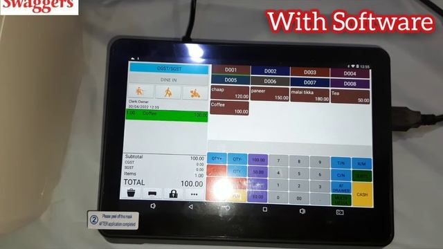 QT-007 Touch Billing Machine With Software #billingmachine #posmachine #possystem #billingsoftware