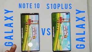 samsung s10 plus vs samsung note 10| gaming test
